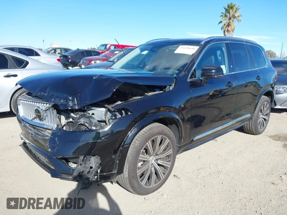 2024 Volvo XC90 Plus Bright Theme with VIN YV4062PE1R1220828, listed as a IAAI auction lot 41698688 with 8,273 mi miles. Bid and sale history available at carsss.com. Image 17.