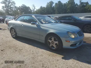 2004 Mercedes-Benz CLK 500 with VIN WDBTK75G54T013397, listed as a Copart auction lot 69033014 with 157,888 mi miles and Salvage Title. Bid and sale history available at carsss.com. Image 4.