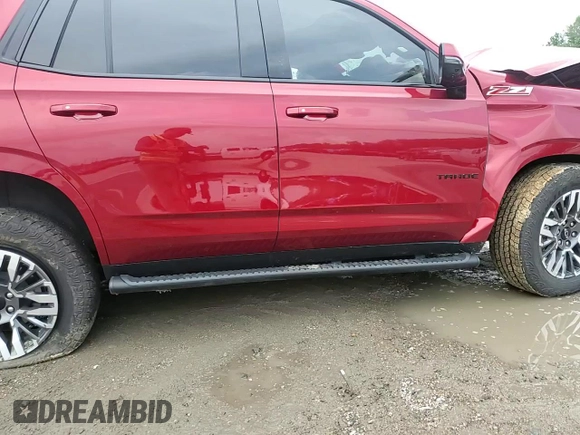 2025 Chevrolet Tahoe Z71 with VIN 1GNS6PRD0SR161623, listed as a Copart auction lot 53743625 with Not provided miles and Salvage title. Bid and sale history available at DreamBid. Image 14.