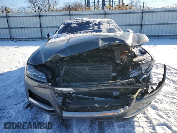 2018 Jaguar XF with VIN SAJBJ4EV6JCY56096, listed as a Copart auction lot 86593884 with 56,896 mi miles and Salvage Title. Bid and sale history available at DreamBid. Image 5.