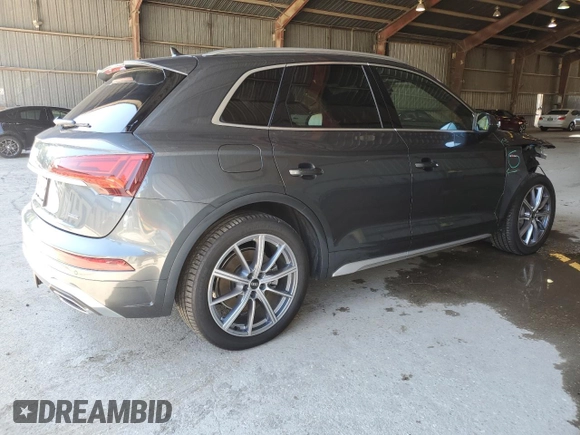 2023 Audi Q5 S line Premium Plus with VIN WA1E2AFY1P2056508, listed as a Copart auction lot 64945523 with 5,277 mi miles and . Bid and sale history available at DreamBid. Image 3.