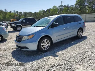 2013 Honda Odyssey EX-L z VIN 5FNRL5H6XDB069399, wystawiony jako Copart lot #53327715 z przebiegiem 145 561 mil mil oraz Szkoda całkowita • Salvage title. Historia ofert i sprzedaży dostępna na DreamBid. Obrazek 1.