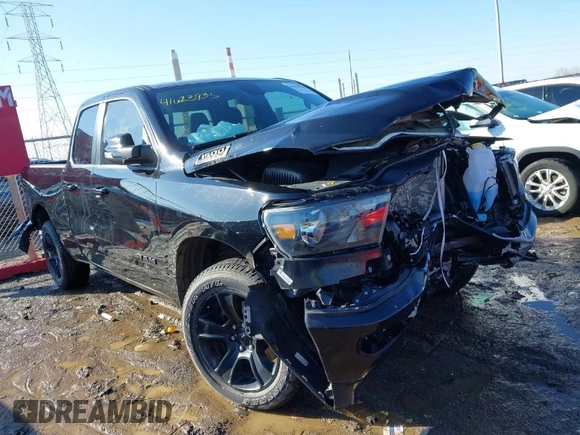 2022 Ram 1500 Big Horn with VIN 1C6SRFBT5NN202973, listed as a IAAI auction lot 41623935 with 45,045 mi miles and . Bid and sale history available at DreamBid. Image 1.