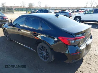 2024 Honda Civic Sport with VIN 2HGFE2F51RH545984, listed as a IAAI auction lot 41823057 with 34,341 mi miles and . Bid and sale history available at DreamBid. Image 3.