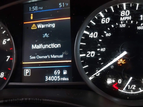 2019 Nissan Sentra S with VIN 3N1AB7AP6KY388074, listed as a IAAI auction lot 41931532 with 34,005 mi miles and . Bid and sale history available at DreamBid. Image 16.