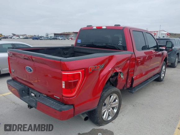 2022 Ford F-150 XL with VIN 1FTFW1E82NKD60945, listed as a IAAI auction lot 41599918 with 65,916 mi miles. Bid and sale history available at carsss.com. Image 6.