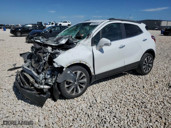 2019 Buick Encore Essence with VIN KL4CJCSM3KB774854, listed as a Copart auction lot 46668465 with 0 mi miles and Salvage Title. Bid and sale history available at carsss.com. Image 1.