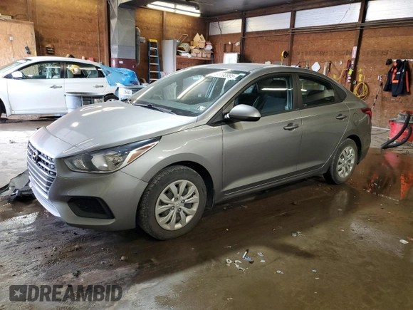 2021 Hyundai Accent SE with VIN 3KPC24A67ME136303, listed as a Copart auction lot 61190995 with 37,620 mi miles and Salvage title. Bid and sale history available at DreamBid. Image 1.