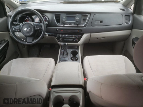 2017 Kia Sedona LX with VIN KNDMB5C18H6234439, listed as a Copart auction lot 51925765 with 132,949 mi miles and Salvage Title. Bid and sale history available at carsss.com. Image 8.