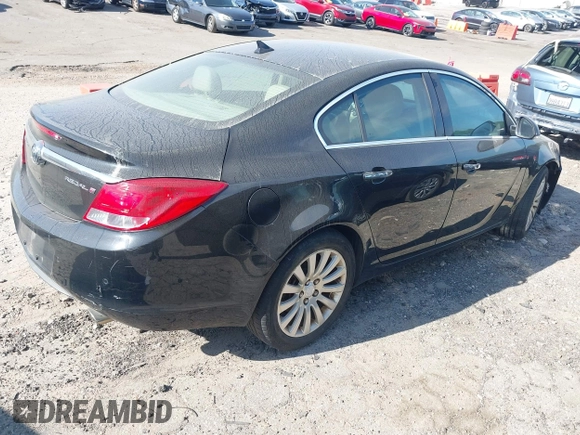 2013 Buick Regal Turbo Premium 1 with VIN 2G4GS5EV6D9126672, listed as a IAAI auction lot 42008984 with 154,042 mi miles. Bid and sale history available at carsss.com. Image 4.