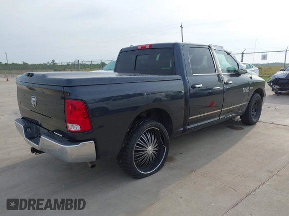 2018 Ram 1500 Lone Star Silver with VIN 1C6RR6LT6JS314707, listed as a IAAI auction lot 42132080 with 95,626 mi miles and . Bid and sale history available at DreamBid. Image 4.
