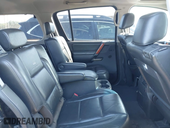 2006 Infiniti QX56 z VIN 5N3AA08C46N808592, wystawiony jako IAAI lot #41483260 z przebiegiem Nie podano mil oraz . Historia ofert i sprzedaży dostępna na DreamBid. Obrazek 8.