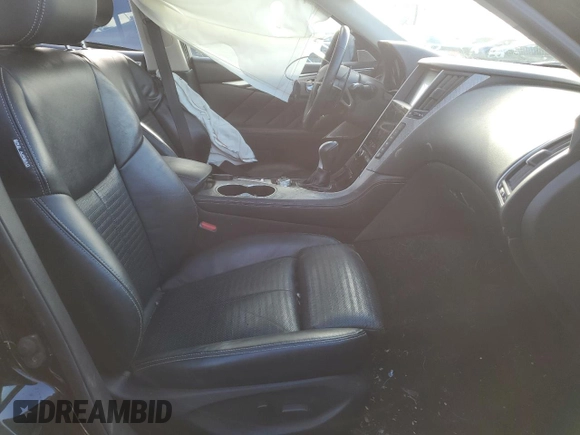 2017 Infiniti Q50 2.0t Premium with VIN JN1CV7AR6HM680529, listed as a Copart auction lot 86398934 with 101,765 mi miles and Salvage Title. Bid and sale history available at carsss.com. Image 7.