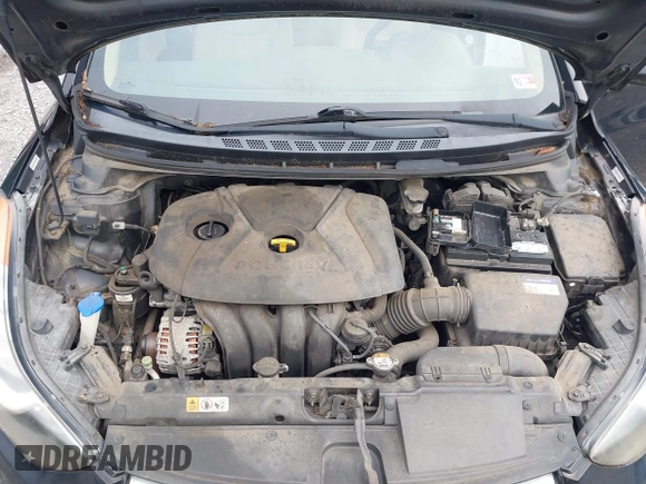 2012 Hyundai Elantra Limited with VIN KMHDH4AE6CU301408, listed as a IAAI auction lot 42691408 with 113,184 mi miles and . Bid and sale history available at DreamBid. Image 10.