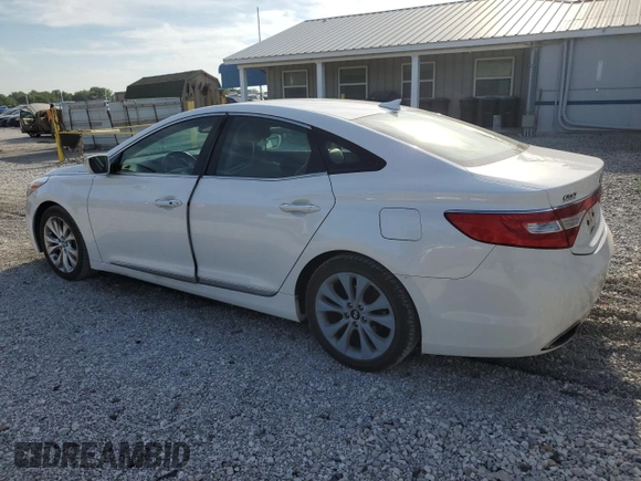 2013 Hyundai Azera with VIN KMHFG4JG3DA217272, listed as a Copart auction lot 62233965 with 155,100 mi miles and Salvage title. Bid and sale history available at DreamBid. Image 2.