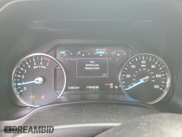 2020 Ford Expedition Platinum с VIN 1FMJU1LT6LEA09759, выставлен на аукционе Copart как лот 81695744 с пробегом 74 387 миль миль и Списание • Salvage title. История ставок и продаж доступна на DreamBid. Изображение 9.