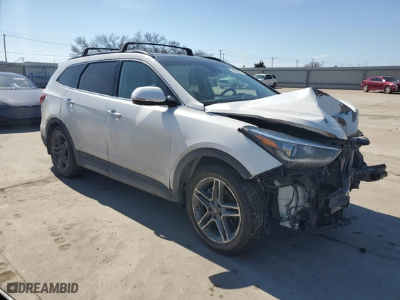 2019 Hyundai Santa Fe XL Limited Ultimate with VIN KM8SR4HF5KU307735, listed as a Copart auction lot 46835275 with 0 mi miles and Salvage Title. Bid and sale history available at carsss.com. Image 4.