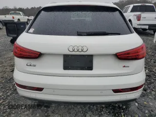 2018 Audi Q3 Premium Plus with VIN WA1HCCFS0JR002116, listed as a Copart auction lot 44686015 with 86,580 mi miles and Salvage title. Bid and sale history available at DreamBid. Image 6.