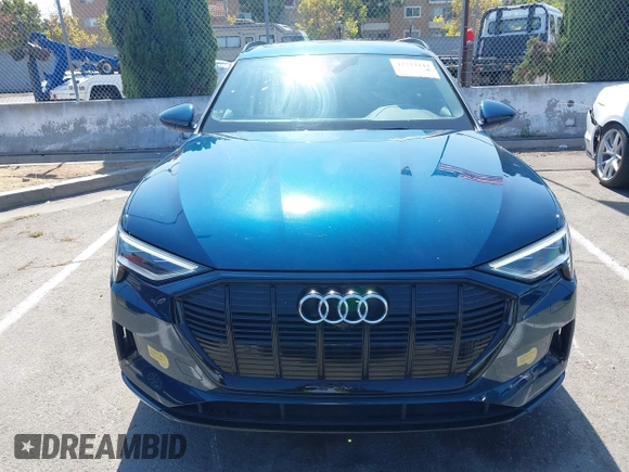 2022 Audi e-tron Premium Plus with VIN WA1LAAGE1NB008616, listed as a IAAI auction lot 42723244 with 36,800 mi miles and . Bid and sale history available at DreamBid. Image 12.