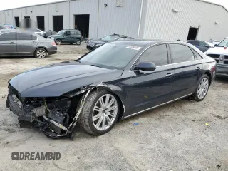 2015 Audi A8 L 4.0T with VIN WAU32AFD1FN000783, listed as a Copart auction lot 89306805 with 115,241 mi miles and Salvage Title. Bid and sale history available at carsss.com. Image 1.