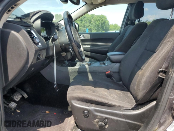 2017 Dodge Durango SXT with VIN 1C4RDHAG9HC860026, listed as a Copart auction lot 59656105 with 130,452 mi miles and Salvage title. Bid and sale history available at DreamBid. Image 7.