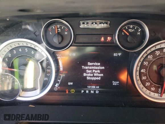 2016 Ram 1500 Big Horn with VIN 1C6RR6LGXGS414420, listed as a Copart auction lot 47305715 with 151,356 mi miles and Salvage Title. Bid and sale history available at carsss.com. Image 9.