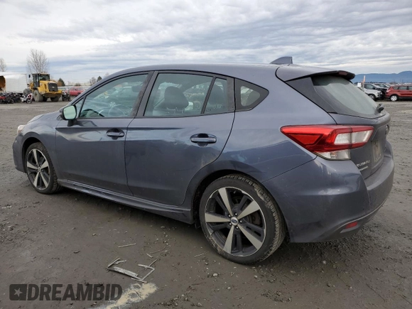 2017 Subaru Impreza Special Sports with VIN 4S3GTAK6XH1751786, listed as a Copart auction lot 86219994 with 121,393 mi miles and Salvage title. Bid and sale history available at DreamBid. Image 2.