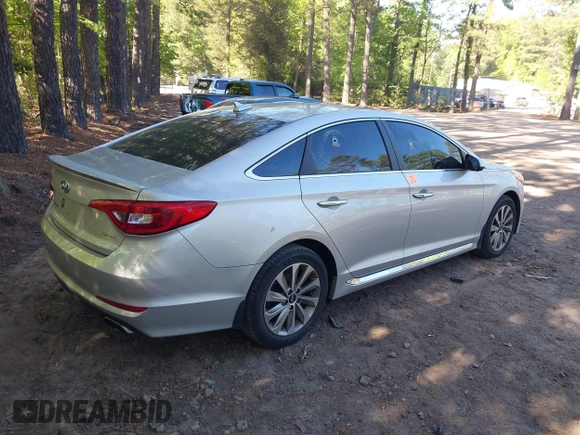 2016 Hyundai Sonata Sport with VIN 5NPE34AF6GH335980, listed as a IAAI auction lot 42137648 with 132,426 mi miles and . Bid and sale history available at DreamBid. Image 4.