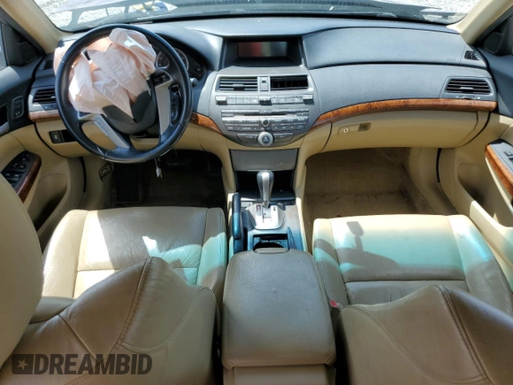 2011 Honda Accord EX-L with VIN 1HGCP3F88BA009485, listed as a Copart auction lot 55088555 with 129,628 mi miles and Salvage title. Bid and sale history available at DreamBid. Image 8.