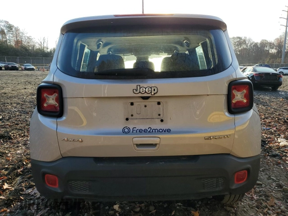2021 Jeep Renegade Upland z VIN ZACNJDAB1MPN21350, wystawiony jako Copart lot #81056694 z przebiegiem 10 355 mil mil oraz Szkoda całkowita • Salvage title. Historia ofert i sprzedaży dostępna na DreamBid. Obrazek 6.