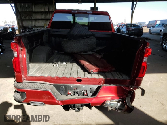 2024 Chevrolet Silverado 1500 RST with VIN 1GCUDEED4RZ265950, listed as a Copart auction lot 48008305 with 11,010 mi miles and Salvage Title. Bid and sale history available at carsss.com. Image 6.