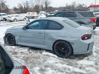 2024 BMW M2 with VIN 3MF13DM03R8E21191, listed as a IAAI auction lot 41294893 with 9,123 mi miles. Bid and sale history available at carsss.com. Image 14.