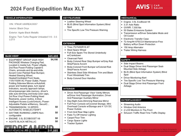 2024 Ford Expedition Max XLT with VIN 1FMJK1J8XREA33057, listed as a Copart auction lot 50720065 with 19,386 mi miles and Clean Title. Bid and sale history available at DreamBid. Image 13.