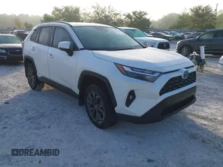 2024 Toyota RAV4 Hybrid XLE Premium with VIN 4T3B6RFV0RU151797, listed as a IAAI auction lot 42050155 with 9,659 mi miles. Bid and sale history available at carsss.com. Image 1.