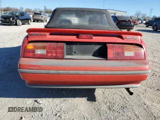 1991 Mercury Capri z VIN 6MPCT0369M8627509, wystawiony jako Copart lot #86108114 z przebiegiem 112 629 mil mil oraz Szkoda całkowita • Salvage title. Historia ofert i sprzedaży dostępna na DreamBid. Obrazek 6.