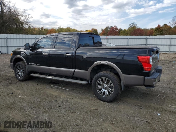 2017 Nissan Titan XD SV with VIN 1N6BA1F4XHN518005, listed as a Copart auction lot 75905924 with 51,938 mi miles and Clean Title. Bid and sale history available at carsss.com. Image 2.