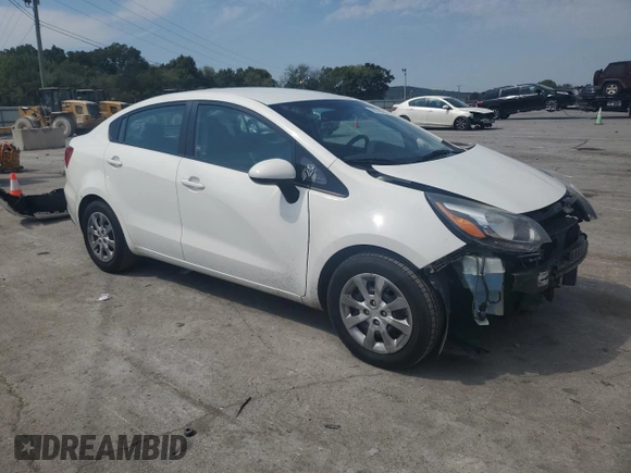 2016 Kia Rio LX with VIN KNADM4A36G6557926, listed as a Copart auction lot 69578864 with 137,404 mi miles and Salvage Title. Bid and sale history available at DreamBid. Image 4.