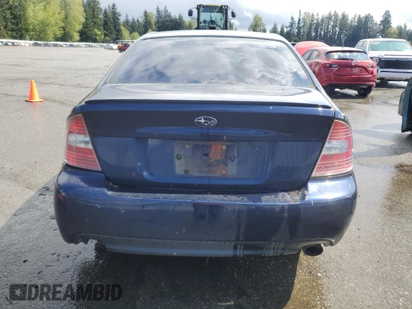 2005 Subaru Legacy GT Limited z VIN 4S3BL676654220059, wystawiony jako Copart lot #53910065 z przebiegiem 94 386 mil mil oraz Szkoda całkowita • Salvage title. Historia ofert i sprzedaży dostępna na DreamBid. Obrazek 6.