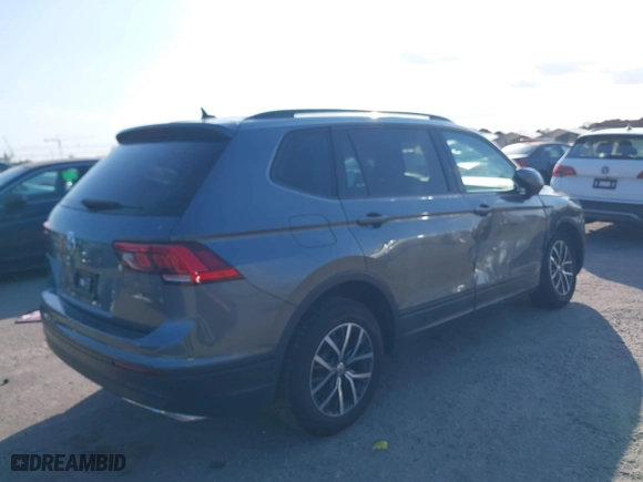 2021 Volkswagen Tiguan S with VIN 3VV1B7AX5MM081763, listed as a IAAI auction lot 41509452 with 24,945 mi miles. Bid and sale history available at carsss.com. Image 4.