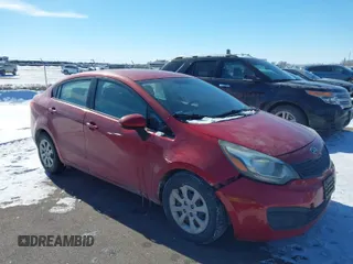 2014 Kia Rio LX with VIN KNADM4A3XE6408514, listed as a IAAI auction lot 41638709 with 97,231 mi miles. Bid and sale history available at carsss.com. Image 1.