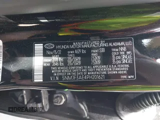 2023 Hyundai Tucson SEL with VIN 5NMJF3AE4PH201621, listed as a IAAI auction lot 41844949 with 7,987 mi miles and . Bid and sale history available at carsss.com. Image 9.