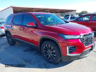 2023 Chevrolet Traverse RS with VIN 1GNERJKW9PJ335871, listed as a IAAI auction lot 41340811 with 17,256 mi miles. Bid and sale history available at carsss.com. Image 1.