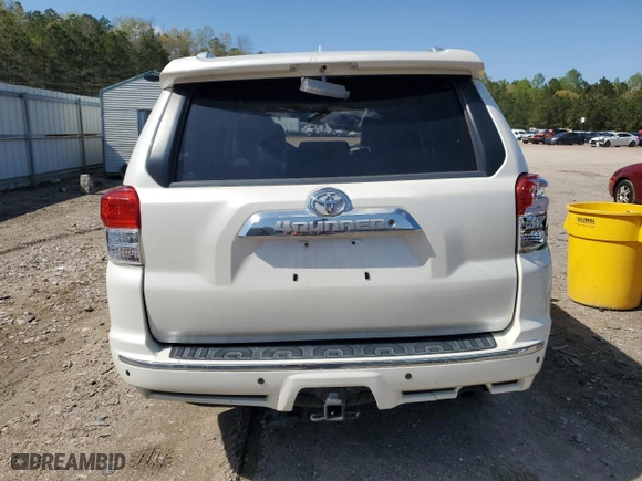 2011 Toyota 4Runner SR5 with VIN JTEZU5JR7B5022696, listed as a Copart auction lot 51961175 with 66,107 mi miles and Salvage Title. Bid and sale history available at carsss.com. Image 6.
