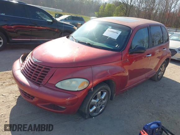2002 Chrysler PT Cruiser Limited with VIN 3C8FY68B42T200668, listed as a IAAI auction lot 41888098 with 259,487 mi miles. Bid and sale history available at carsss.com. Image 2.