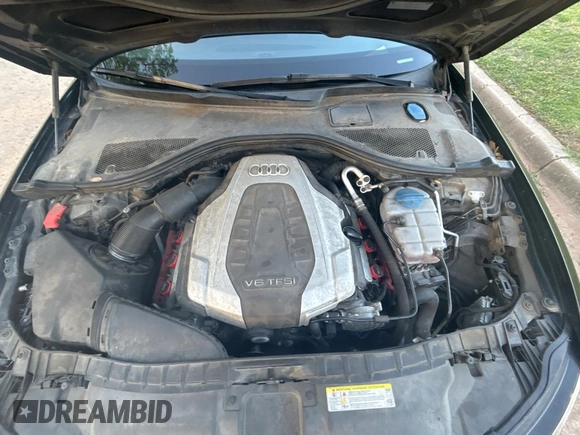 2016 Audi A6 3.0T Premium Plus with VIN WAUFGAFC6GN042406, listed as a Copart auction lot 53582495 with 185,560 mi miles and Clean Title. Bid and sale history available at carsss.com. Image 7.