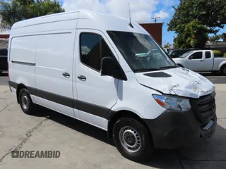 2023 Mercedes-Benz Sprinter with VIN W1Y4NBHY5PT139828, listed as a Copart auction lot 49844365 with 14,601 mi miles and Salvage Title. Bid and sale history available at DreamBid. Image 1.