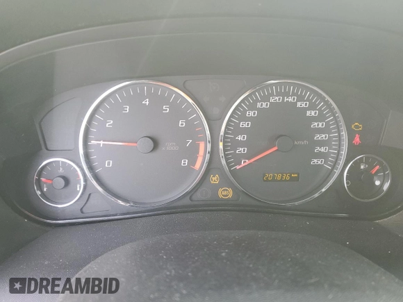 2006 Cadillac CTS with VIN 1G6DM57T760205197, listed as a Copart auction lot 46179615 with 207,836 mi miles and Salvage Title. Bid and sale history available at carsss.com. Image 9.