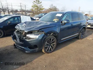 2024 Volvo XC90 Ultimate Bright Theme with VIN YV4062PF9R1168910, listed as a IAAI auction lot 41705141 with 13,149 mi miles. Bid and sale history available at carsss.com. Image 2.