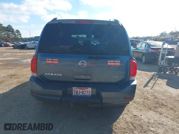 2011 Nissan Armada SV with VIN 5N1BA0ND7BN613929, listed as a IAAI auction lot 41594259 with 234,339 mi miles and . Bid and sale history available at DreamBid. Image 16.
