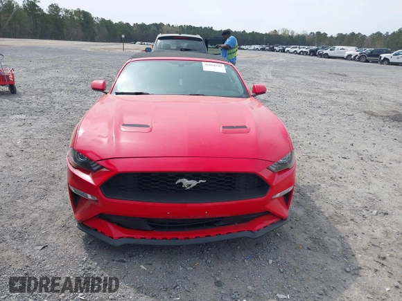 2018 Ford Mustang EcoBoost Premium with VIN 1FATP8UH3J5110137, listed as a IAAI auction lot 41868345 with 75,126 mi miles and . Bid and sale history available at DreamBid. Image 12.